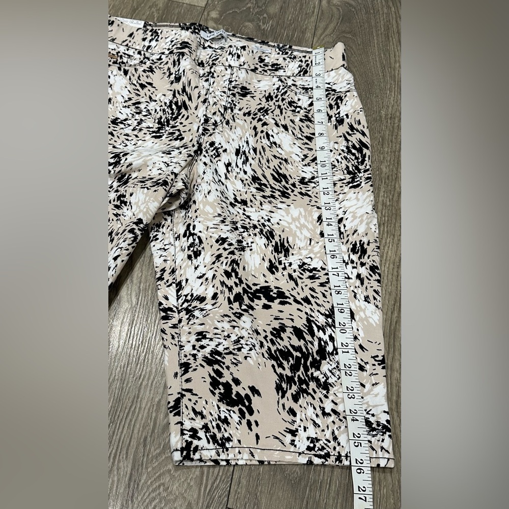 โจ (NWT) Nine West Heidi Skimmer Pants โ Beige & Black, Size 16โจ - Picture 9 of 11